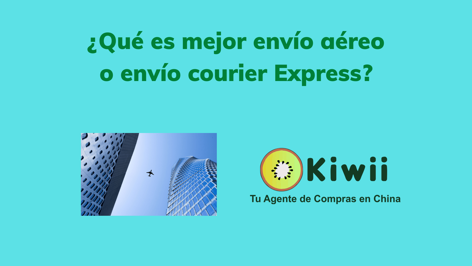 Envio aereo o envio courier express